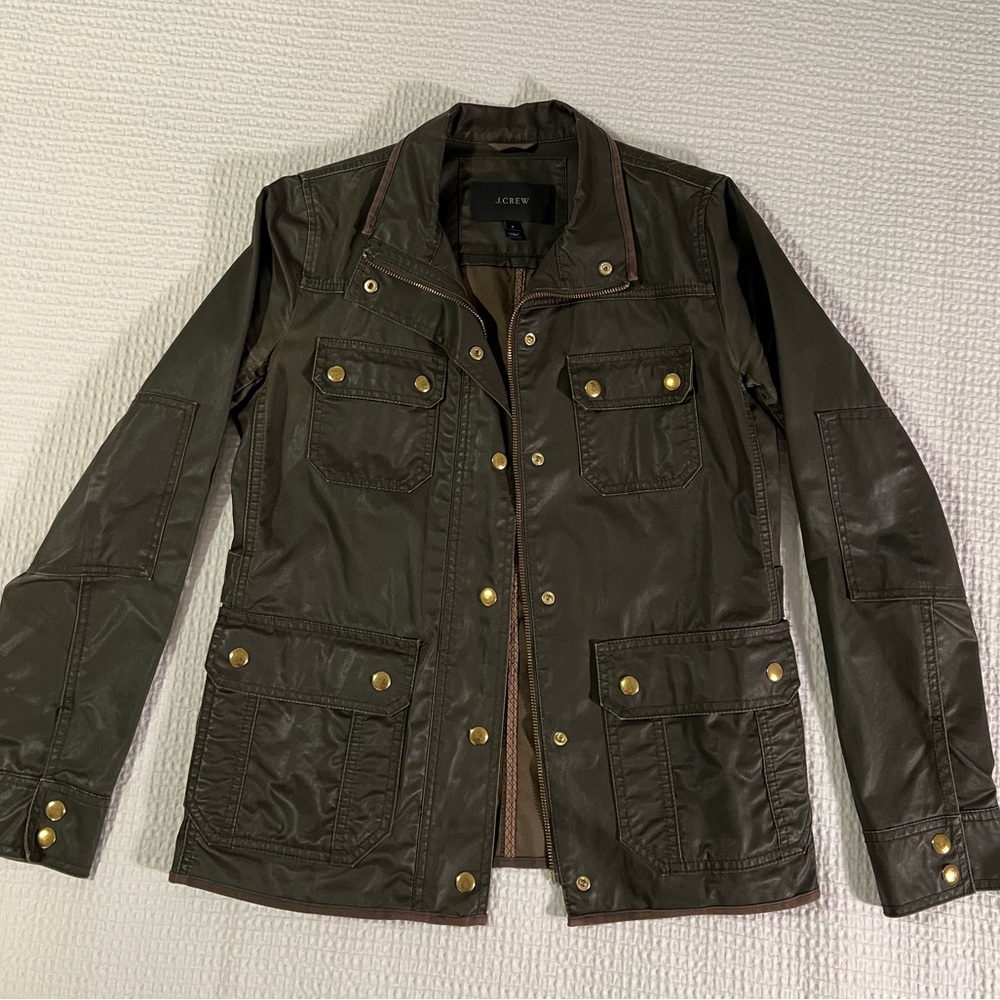 J. Crew Olive Utility Jacket